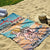 With Sandy Toes & Salty Kisses - Personalized Couple Beach Towel with Custom Names