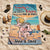 With Sandy Toes & Salty Kisses - Personalized Couple Beach Towel with Custom Names