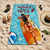Tanned and Tipsy - Personalized Beach Towel with Custom Name - Birthday, Funny Gift For Her, Him, Besties, Family