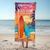 "Partners in Beach Crime" Beach Towel - Summer Vacation Gift, Birthday Pool Party Gift For Girlfriend/Boyfriend, Lovers, Husband/Wife