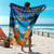 A Little Bit Crazy, A Little Bit Loud & Whole Lot of Love - Personalized Couple Beach Towel with Custom Names