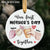 First Mother's Day Together - Gifts For New Moms Custom Names Personalized Ceramic Ornament