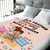 Cuddle Weather Forecast - Personalized  Cute And Cheeky Gift for Couple Custom Names Fleece Blanket