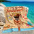 Tis The Season To Be Tanned - Personalized Beach Towel with Custom Summer Girl