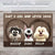 Mother's day Gift Just a Girl Who Loves Dogs Personalized for Dogmom Doormat