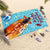 Tanned and Tipsy - Personalized Beach Towel with Custom Name - Birthday, Funny Gift For Her, Him, Besties, Family