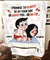 Always By Your Side... Or Under You... Or On Top - Personalized Playful Promise Fleece Blanket Gifts For Couple