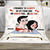 Always By Your Side... Or Under You... Or On Top - Personalized Playful Promise Fleece Blanket Gifts For Couple