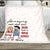 Annoying Each Other - Personalized Couple Fleece Blanket Custom Funny Chibi