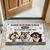 Mother's day Gift Paws on a Mission Personalized Doormat for Dogmom Doormat