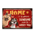 Home is Where Someone Runs to Greet You - Dog Personalized Custom Home Decor Decorative Mat - House Warming Gift For Pet Owners, Pet Lovers