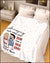 Annoying Each Other - Personalized Couple Fleece Blanket Custom Funny Chibi
