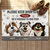 Mother's day Gift Paws on a Mission Personalized Doormat for Dogmom Doormat