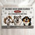 Mother's day Gift Paws on a Mission Personalized Doormat for Dogmom Doormat