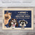 Mother's day Gift Welcome Back Hooman Personalized for Dogmom Doormat