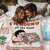 "It's Not That I'm Horny" Blanket -  Personalized Funny Sexy Fleece Blanket Gifts For Couple Anniversary Gift