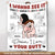 Damn I Love Your Butt - Personalized Funny Fleece Blanket Gifts for Couple