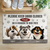 Mother's day Gift Paws on a Mission Personalized Doormat for Dogmom Doormat