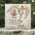 On Angel’s Wings You Were Taken Away - Personalized Memorial Stone Custom Photo And Name Tribute Gift