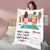 Still Wrinkly, Still Saggy, Still Together - Personalized Funny Naked Calendar Gift for Couple Fleece Blanket