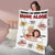 Things I Do When We're Home Alone -  Personalized Funny Sexy Fleece Blanket Gifts For Couple