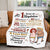 1 Year of Temptation - Personalized Funny 1st Anniversary Gift Nude Couple Fleece Blanket