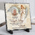 On Angel’s Wings You Were Taken Away - Personalized Memorial Stone Custom Photo And Name Tribute Gift