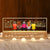 Heartfelt Mothers Day Gift For Mom Personalized Mom And Children LED Night Light