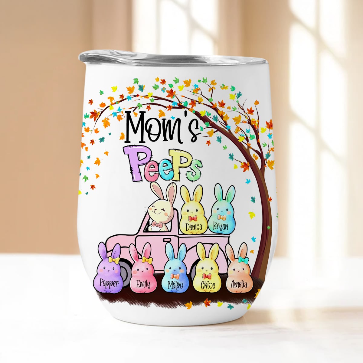 Mother's Day Or Easter Day Gift Idea Personalized Tumbler Gift For Mom And Grandma