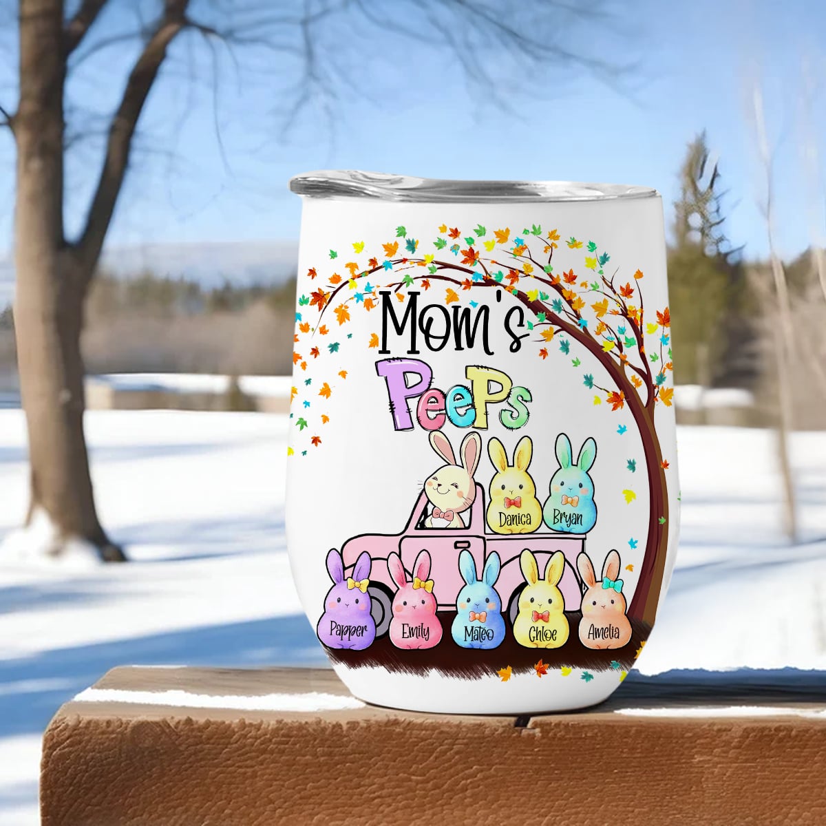 Mother's Day Or Easter Day Gift Idea Personalized Tumbler Gift For Mom And Grandma