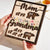 Mothers Day Gift For Mom And Grandma Personalized Mama Bear Wood Sign With Kids Name 2-Layered Wooden