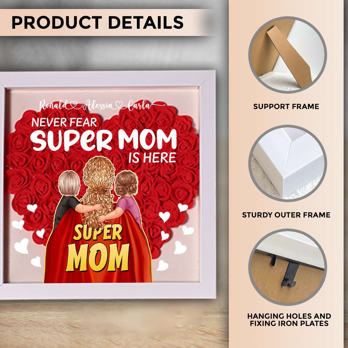 super-mom-personalized-flower-shadow-box-funny-gifts-for-mom