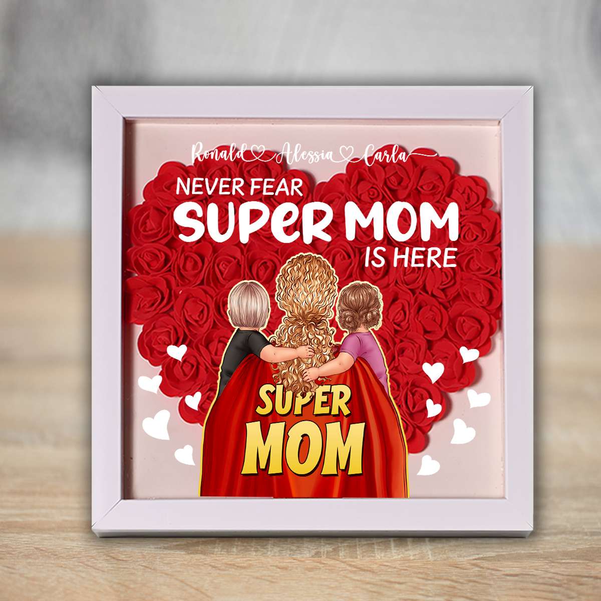 super-mom-personalized-flower-shadow-box-funny-gifts-for-mom