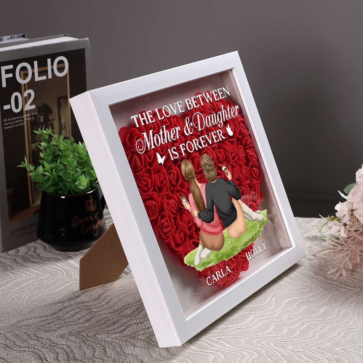 super-mom-personalized-flower-shadow-box-funny-gifts-for-mom