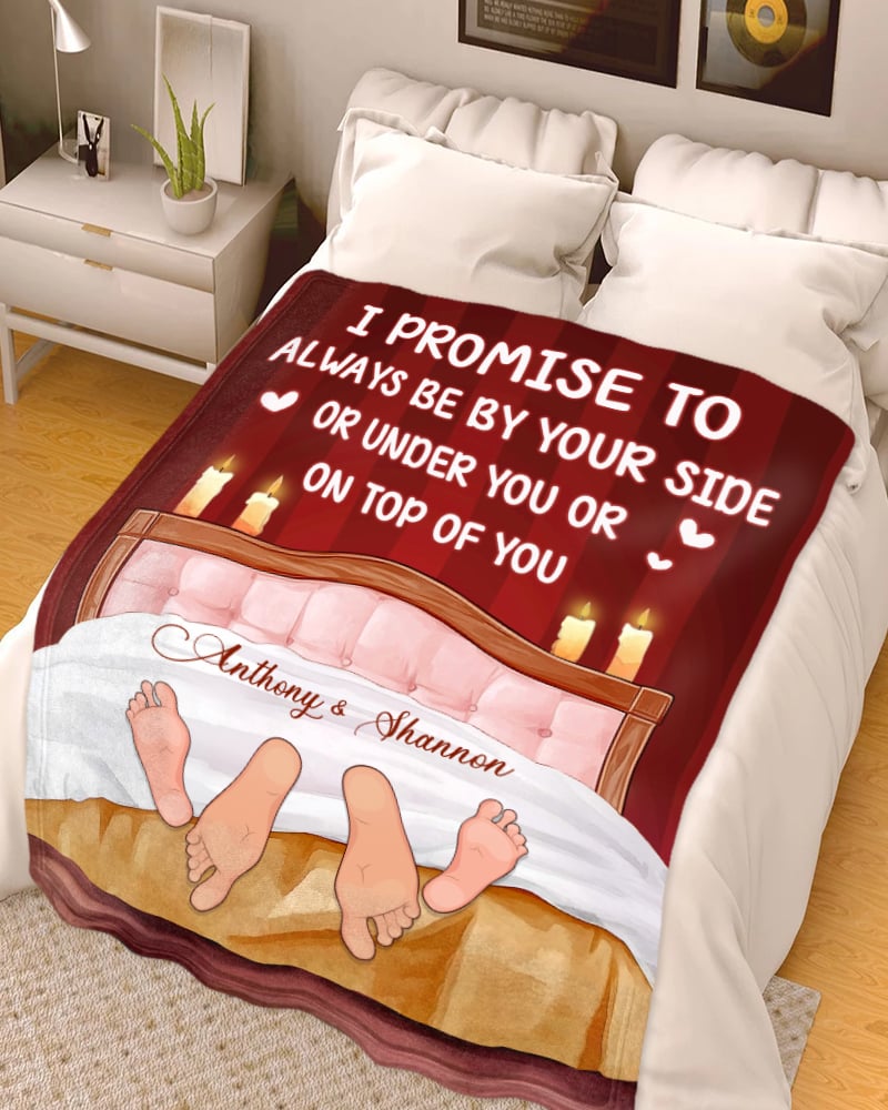 Personalized Couple Fleece Blanket Funny Gift For Him And Her