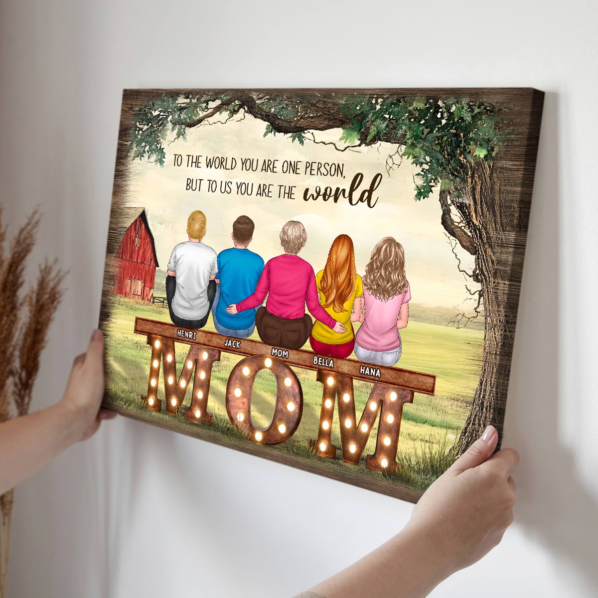 Personalized Gift Idea For Mom Best Mother's Day Canvas Print