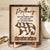 Personalized Mother's Day 2-Layer Wooden Plaque Mama Bear And Cubs With Child Names Gift
