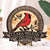 Remembrance 2-Layer Wooden Plaque Personalized Cardinal Memorial Sign