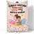 Cuddle Weather Forecast - Personalized  Cute And Cheeky Gift for Couple Custom Names Fleece Blanket