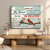 A Big Piece of My Heart Lives in Heaven Personalized Memorial Canvas Wall Art