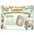 Wild Adventure Begins - Personalized Gift for Baby Safari Theme Custom Name And Date Fleece Blanket
