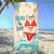 "Seas the Day" Beach Towel - Personalized Summer Vibes Beach Towel - Summer Vacation Gift, Birthday Pool Party Gift For Best Friends, BFF, Sisters