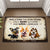 Mother's day Gift Loud Barks & Endless Love Personalized for Dogmom Doormat