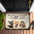Mother's day Gift Loud Barks & Endless Love Personalized for Dogmom Doormat