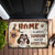 Home is Where Someone Runs to Greet You - Dog Personalized Custom Home Decor Decorative Mat - House Warming Gift For Pet Owners, Pet Lovers